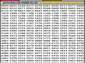 Lottery Result Today August 19, 2023