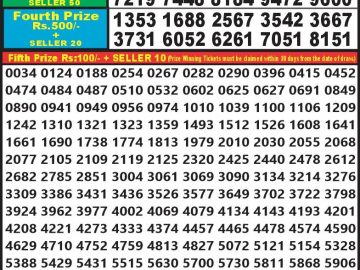 Lottery Result Today September 29, 2023