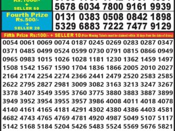 Lottery Result Today January 24, 2024