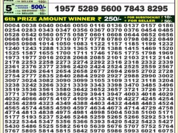 Lottery Result Today September 2, 2024