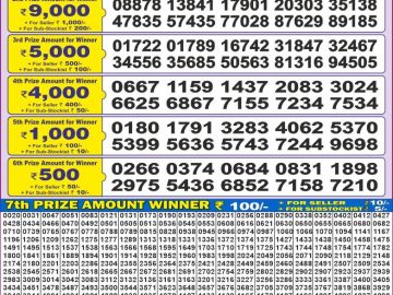 Lottery Result Today November 15, 2024