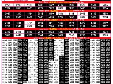 Lottery Result Today January 14, 2025