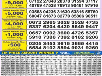 Lottery Result Today February 5, 2025