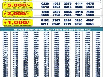 Lottery Result Today February 4, 2025