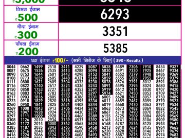 Lottery Result Today February 4, 2025