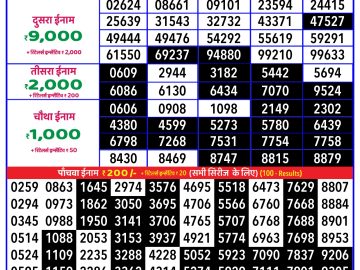 Lottery Result Today February 3, 2025