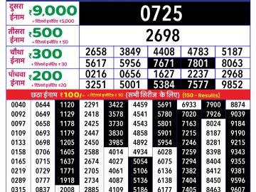 Lottery Result Today February 5, 2025