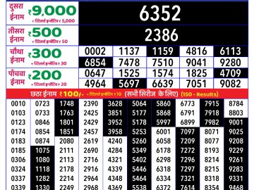 Lottery Result Today February 6, 2025