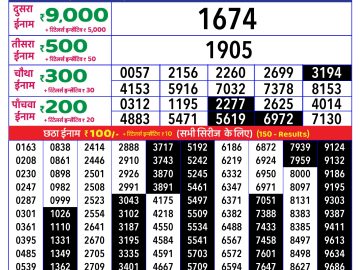 Lottery Result Today February 5, 2025
