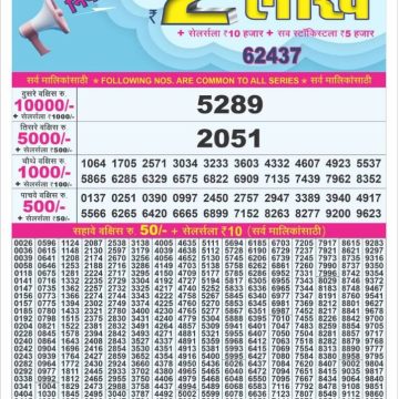 Lottery Result Today May 13, 2025