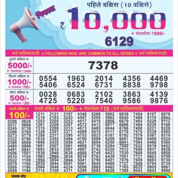 Lottery Result Today June 3, 2025