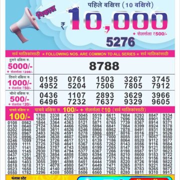 Lottery Result Today June 6, 2025