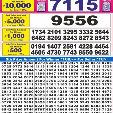 Lottery Result Today June 8, 2025