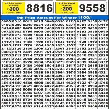 Lottery Result Today June 10, 2025