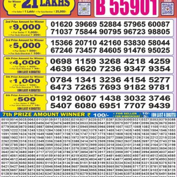 Lottery Result Today June 11, 2025