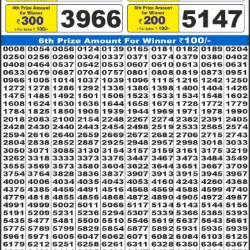 Lottery Result Today June 17, 2025