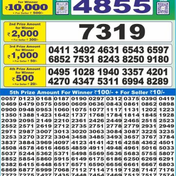 Lottery Result Today June 20, 2025