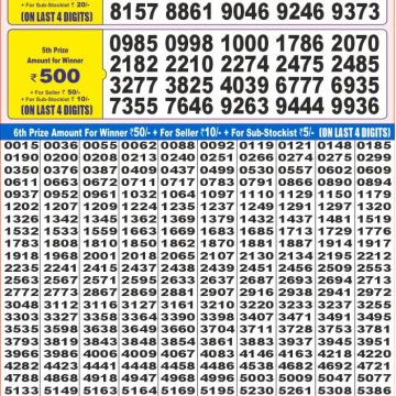 Lottery Result Today June 20, 2025