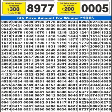Lottery Result Today June 25, 2025