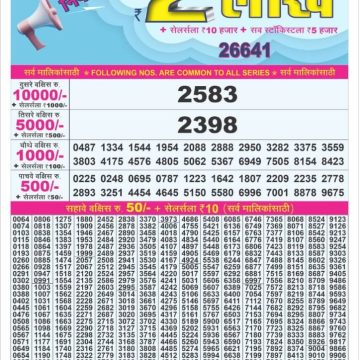 Lottery Result Today June 26, 2025