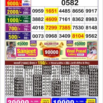 Lottery Result Today June 28, 2025