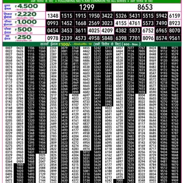 Lottery Result Today June 29, 2025