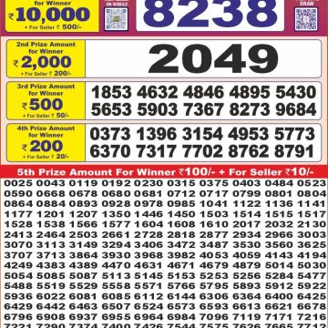 Lottery Result Today July 1, 2025