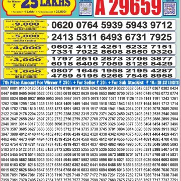 Lottery Result Today July 10, 2025