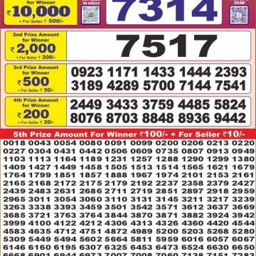 Lottery Result Today July 10, 2025