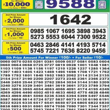 Lottery Result Today July 11, 2025