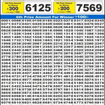 Lottery Result Today July 13, 2025