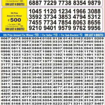 Lottery Result Today July 15, 2025