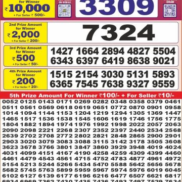 Lottery Result Today July 16, 2025