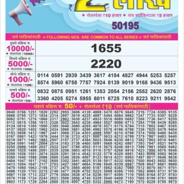 Lottery Result Today July 16, 2025