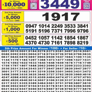 Lottery Result Today July 19, 2025