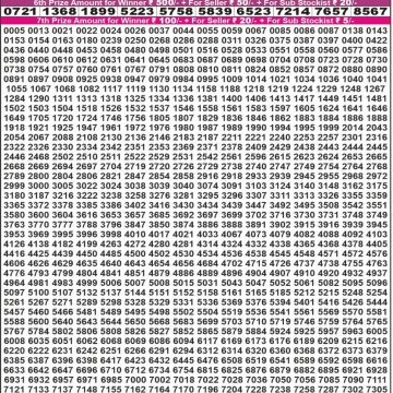 Lottery Result Today July 29, 2025