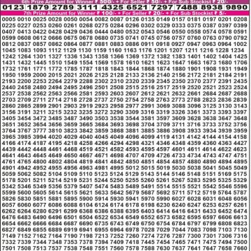Lottery Result Today July 30, 2025