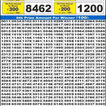 Lottery Result Today August 5, 2025