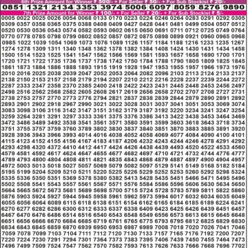 Lottery Result Today August 6, 2025