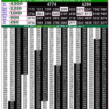 Lottery Result Today August 10, 2025