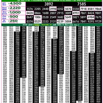 Lottery Result Today August 11, 2025