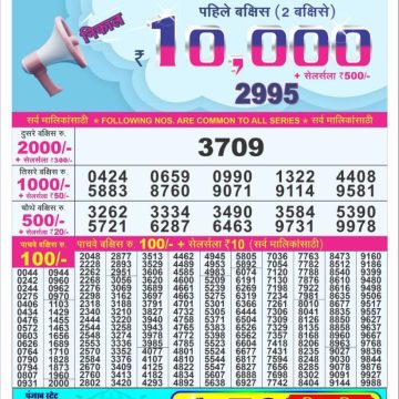 Lottery Result Today August 17, 2025