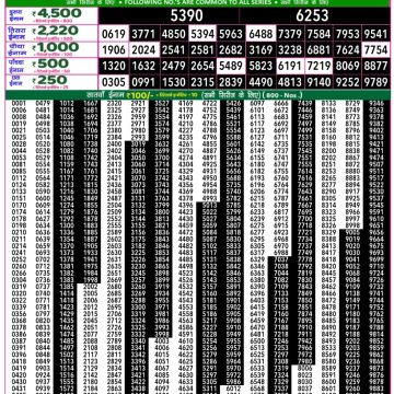 Lottery Result Today August 19, 2025