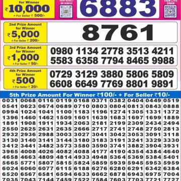 Lottery Result Today August 20, 2025