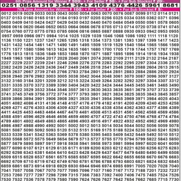 Lottery Result Today August 26, 2025