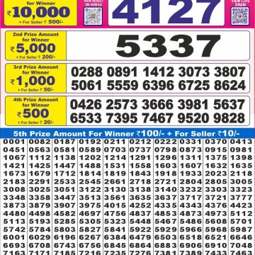 Lottery Result Today August 26, 2025
