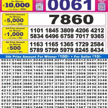Lottery Result Today September 3, 2025
