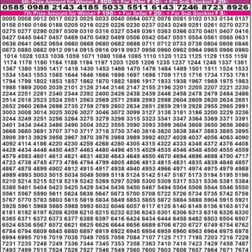 Lottery Result Today September 5, 2025
