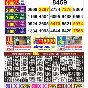 Lottery Result Today September 5, 2025
