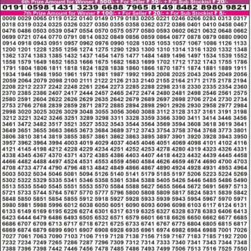 Lottery Result Today September 18, 2025